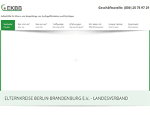 Tablet Screenshot of ekbb.de